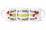 Tazza in Ceramica Personalizzabile “Miglior Mamma / Papà/ Sorella/ Fratello/...” – Tazza Personalizzata PS 09370-3043