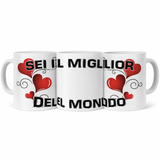 Tazza in Ceramica Personalizzabile “Miglior Mamma / Papà/ Sorella/ Fratello/...” – Tazza Personalizzata PS 09370-3043