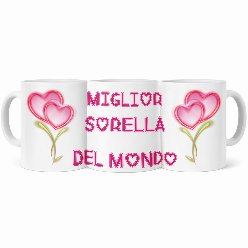 Tazza in Ceramica Personalizzabile “Miglior Mamma / Amica / Zia / Nonna” – Tazza Personalizzata PS 09370-3042