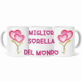 Tazza in Ceramica Personalizzabile “Miglior Mamma / Amica / Zia / Nonna” – Tazza Personalizzata PS 09370-3042