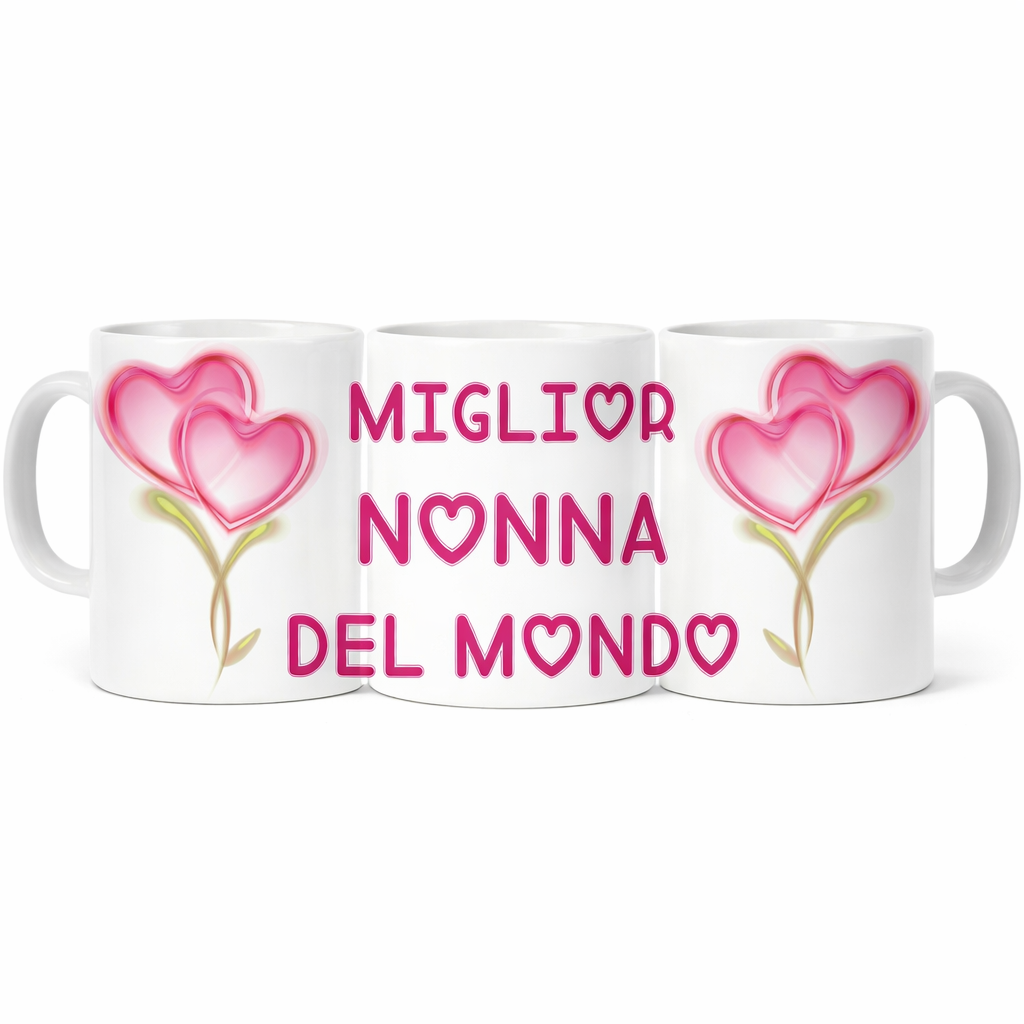 Tazza in Ceramica Personalizzabile “Miglior Mamma / Amica / Zia / Nonna” – Tazza Personalizzata PS 09370-3042
