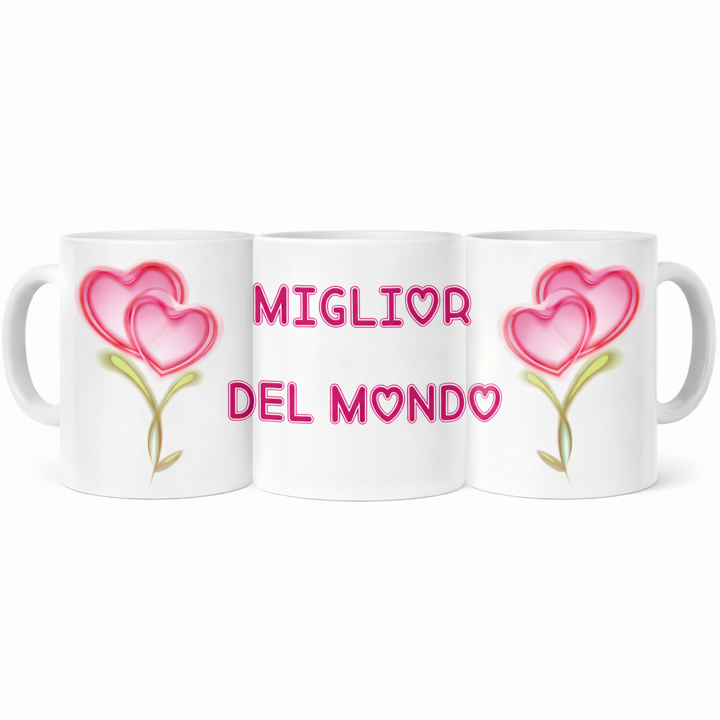 Tazza in Ceramica Personalizzabile “Miglior Mamma / Amica / Zia / Nonna” – Tazza Personalizzata PS 09370-3042