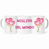 Tazza in Ceramica Personalizzabile “Miglior Mamma / Amica / Zia / Nonna” – Tazza Personalizzata PS 09370-3042