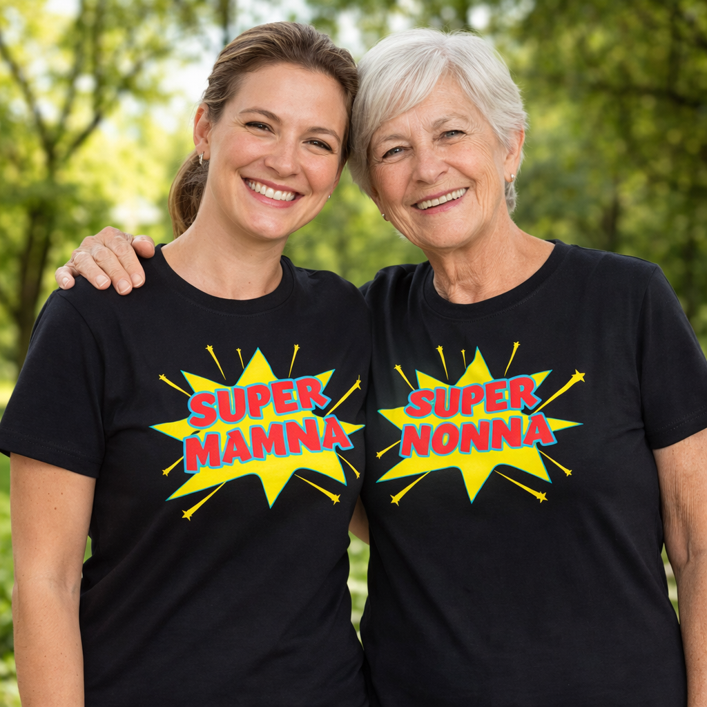 T-Shirt Personalizzabile Donna “Super Mamma/Nonna/Zia...” – Festa della mamma – PS 28870-A037-super