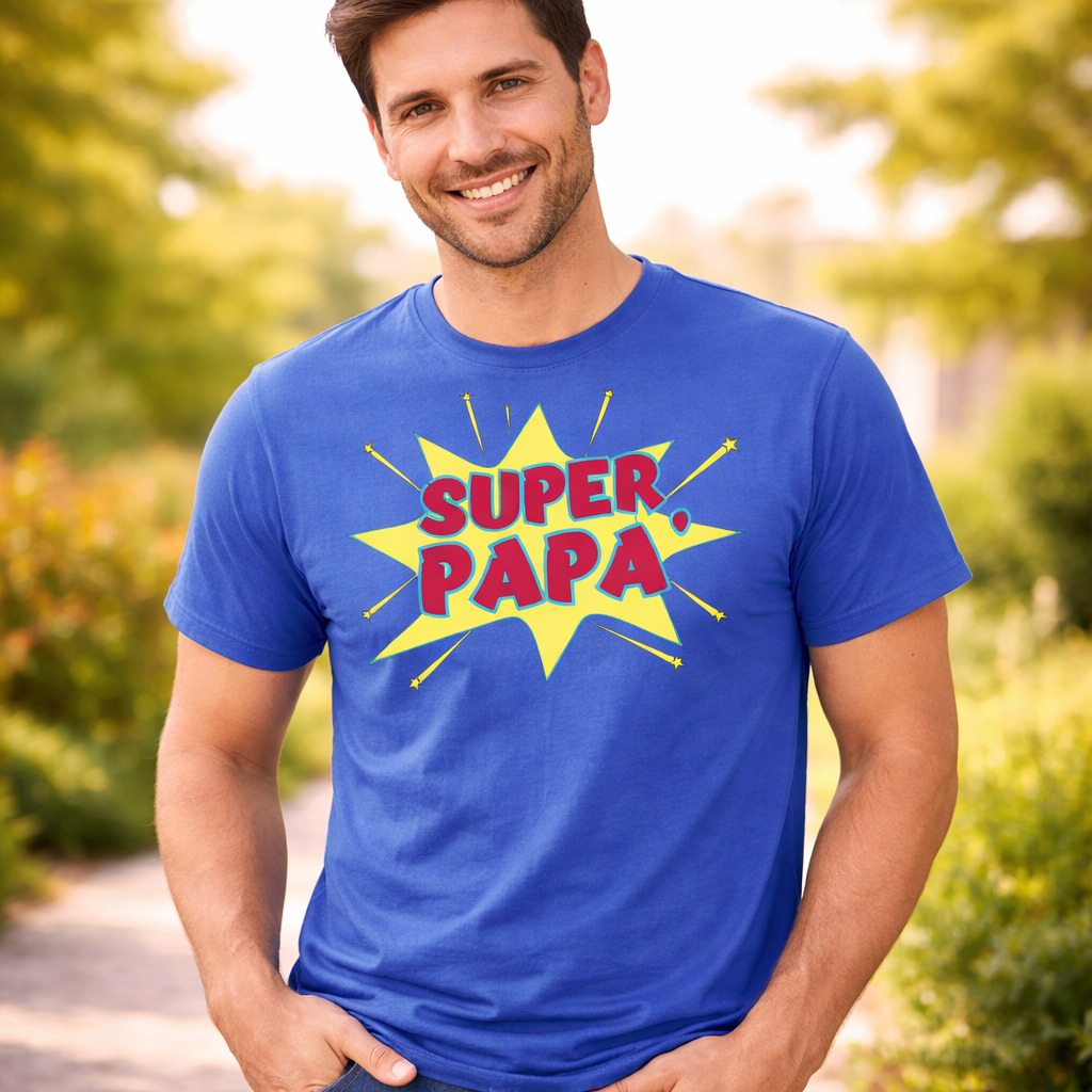 T-Shirt Unisex “Super Papà” – Festa del papà – PS 27431-A037Papà