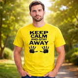 T-Shirt “Keep Calm And Stay Away” Uomo – Maglietta Simpatica con Stampa – PS 27431-A013