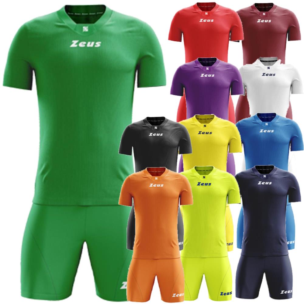 Completo Calcio Zeus Personalizzabile Kit Promo – Maglia, Pantaloncino e Calzettoni – Nome e Numero PS 39723