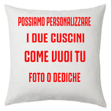 Cuscino Personalizzabile Con Foto o Frasi 40x40 cm PS 10746