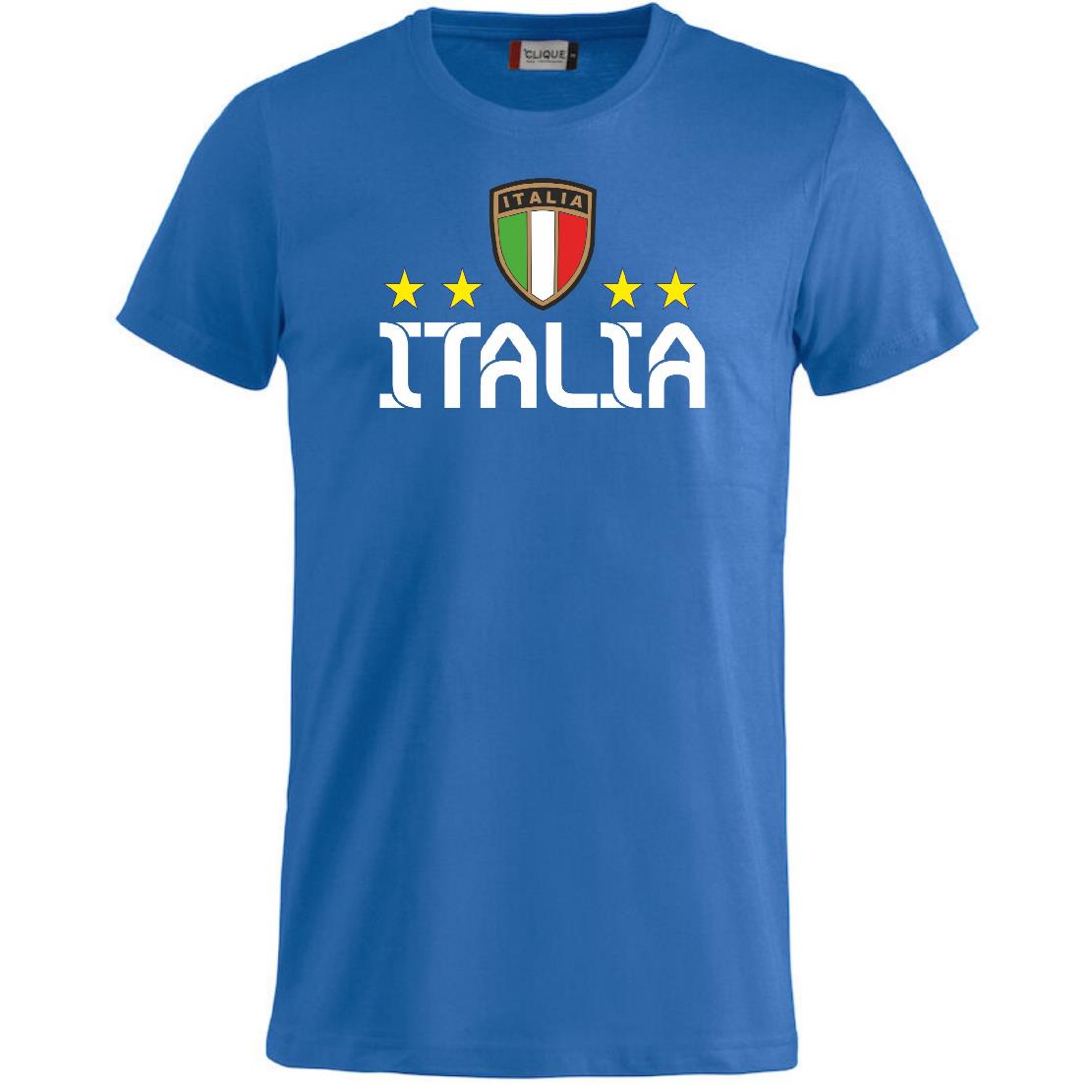T-Shirt Italia Personalizzabile con Nome e Numero – Cotone  PS 27431-A096