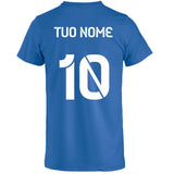 T-Shirt Italia Personalizzabile con Nome e Numero – Cotone  PS 27431-A096