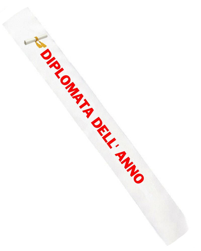 Gadget Fascia Diplomata/o Laureata/o– Personalizzata con Anni PS 11446-0002