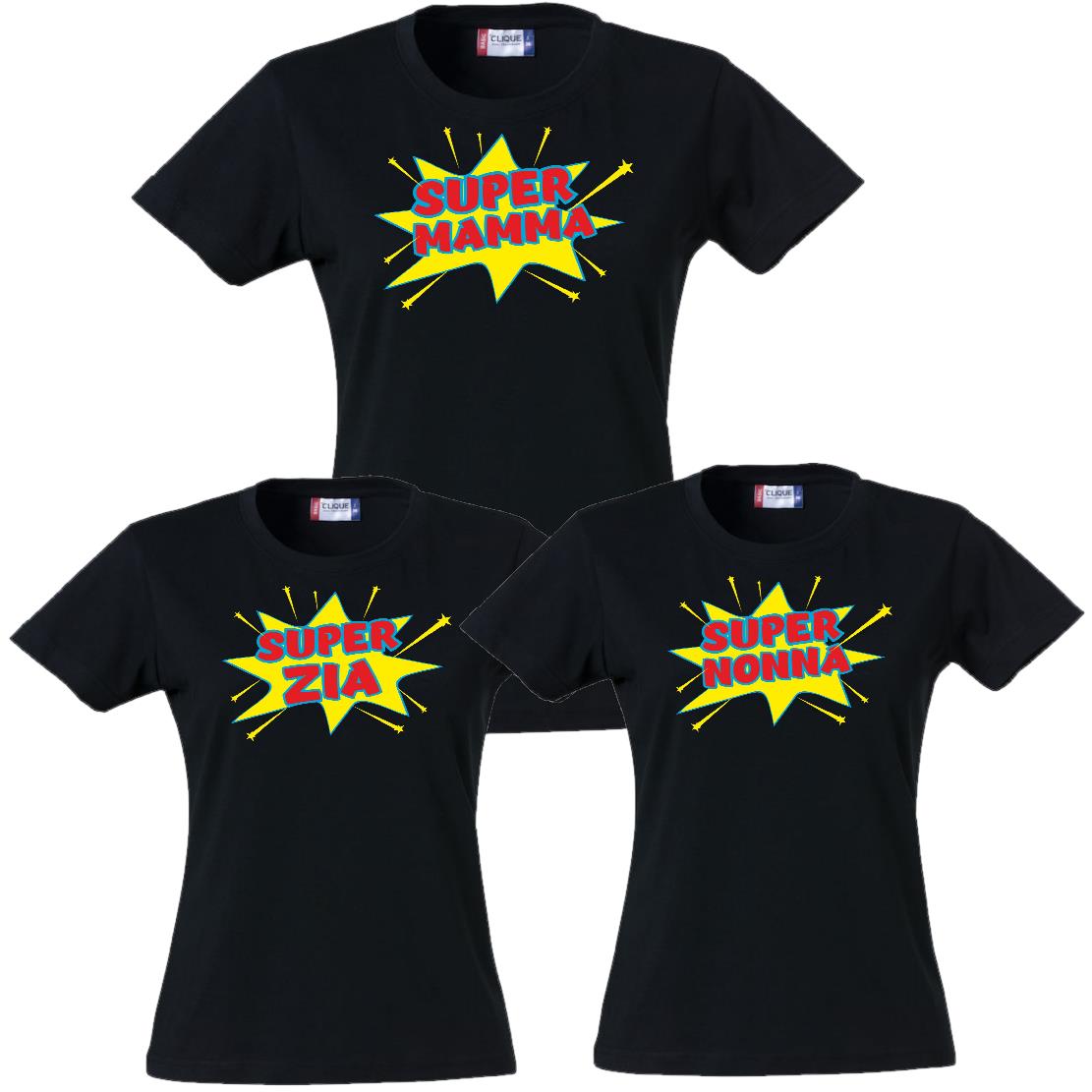 T-Shirt Personalizzabile Donna “Super Mamma/Nonna/Zia...” – Festa della mamma – PS 28870-A037-super