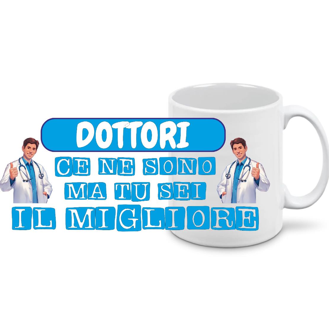 Tazza “Ce Ne Sono Tanti Ma Tu Sei Il Migliore” – Personalizzabile per Ogni Professione – PS 09370-BS-MIGLIORE