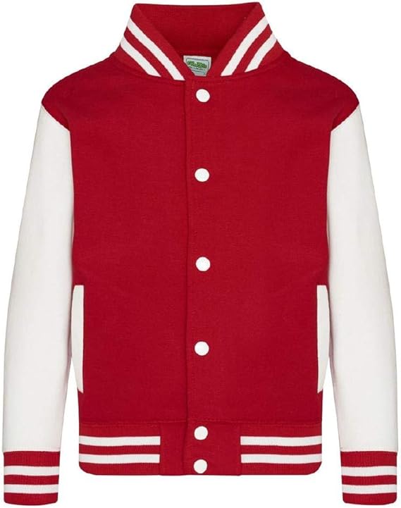 Felpa Baseball Varsity Junior Jacket Giacca College Personalizzabile Con Iniziali PS 36017 PRS