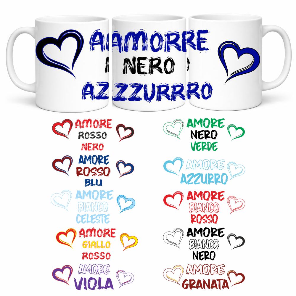 Tazza Calcio - Colori Squadre  – Mug per Tifosi  – PS 09370-5000