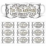 Tazza in Ceramica Personalizzabile “Created in...” – Tazza Personalizzata PS 09370-CREATEDIN