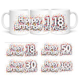 Tazza in Ceramica Happy Birthday – Tazza Personalizzata PS 09370-0003