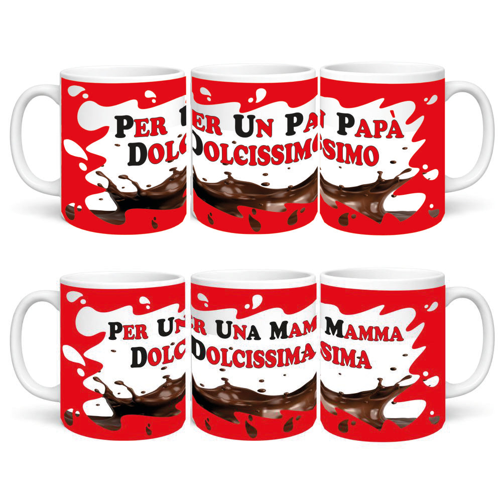 Tazza Regalo -Mamma dolcissima/Papà dolcissimo–  PS 09370-3041