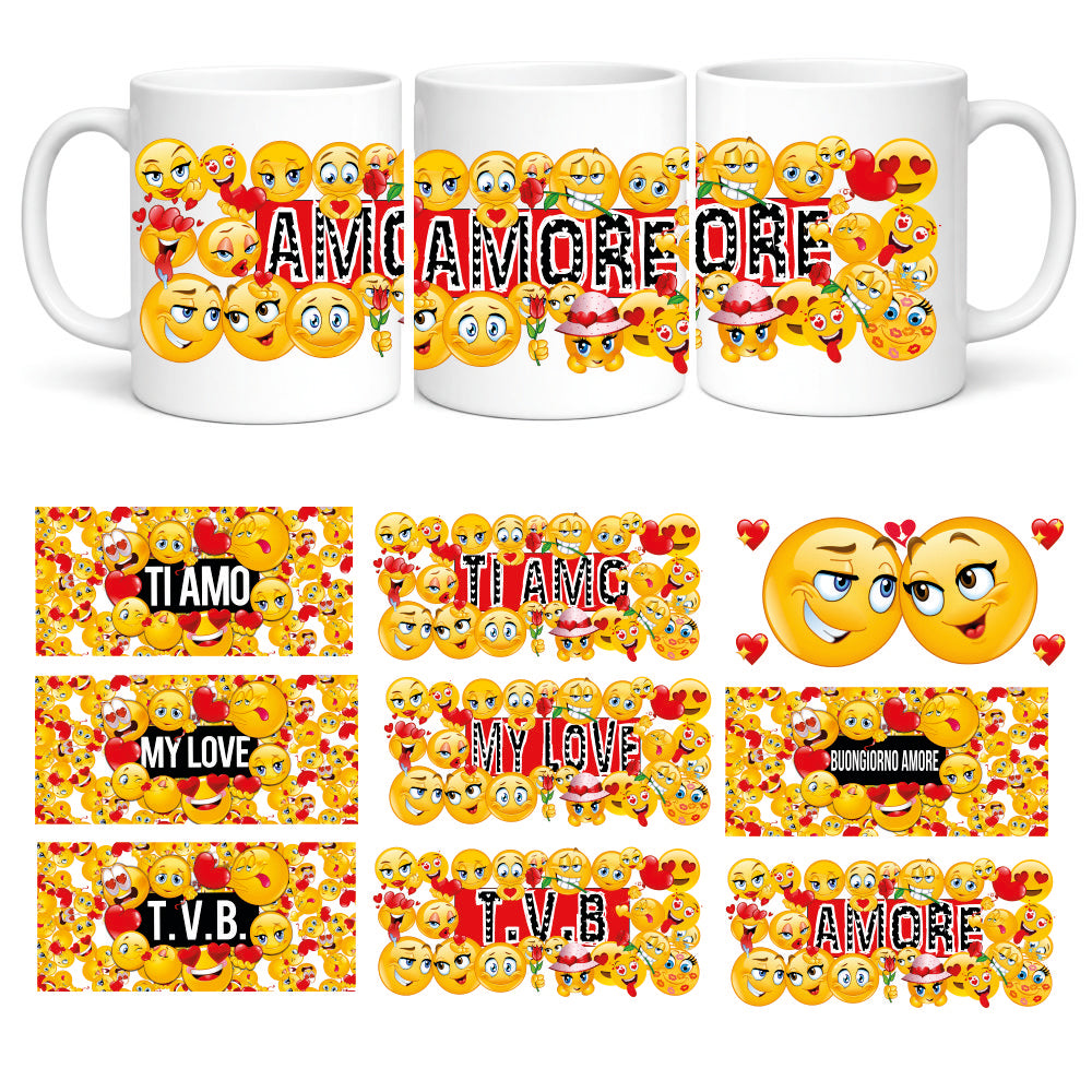 Tazza Regalo Emoji con dedica – San Valentino – PS 09370-2006
