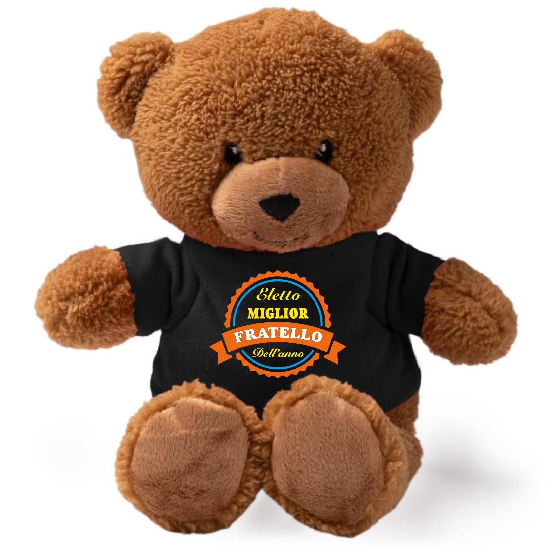Peluche Orsetto “Eletta Miglior Mamma / Papà / Zio / Nonno” – Personalizzabile con Nome | Teddy Bear 18 cm PS 33790-007