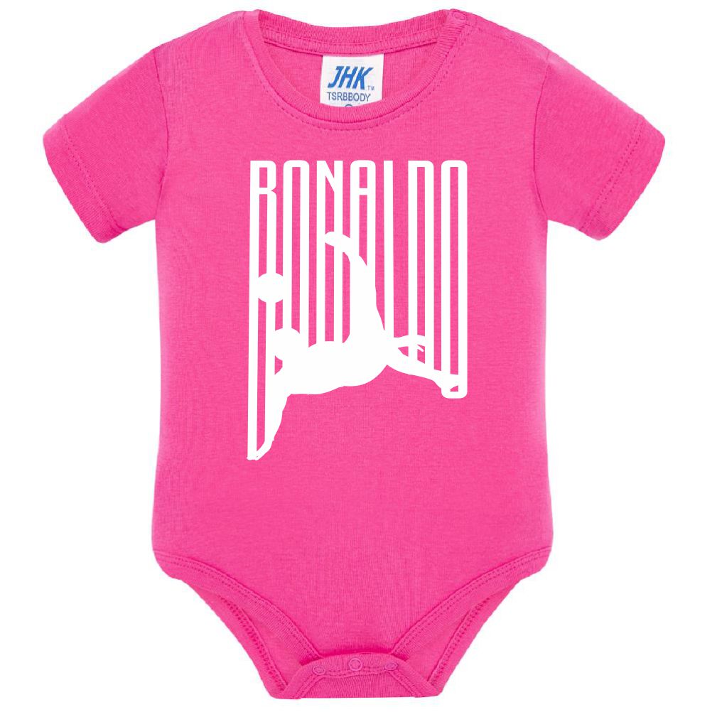 Body Neonato Stile Rovesciata Calcio Personalizzabile Con Nome e Numero 100% Cotone PS 28180-029
