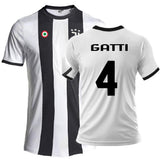 Maglia Calcio Juventus Bianco Nera – Replica Ufficiale Juventus FC 2024/2025 – Personalizzabile con Nome e Numero PS 41410