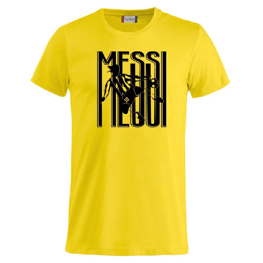 T-shirt Messi 10 Tifosi Calcio Argentina 100% Cotone Personalizzabile Con Nome e Numero PS 27431-A034