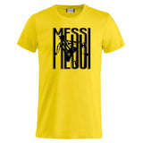 T-shirt Messi 10 Tifosi Calcio Argentina 100% Cotone Personalizzabile Con Nome e Numero PS 27431-A034