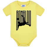 Body Neonato Stile Rovesciata Calcio Personalizzabile Con Nome e Numero 100% Cotone PS 28180-029
