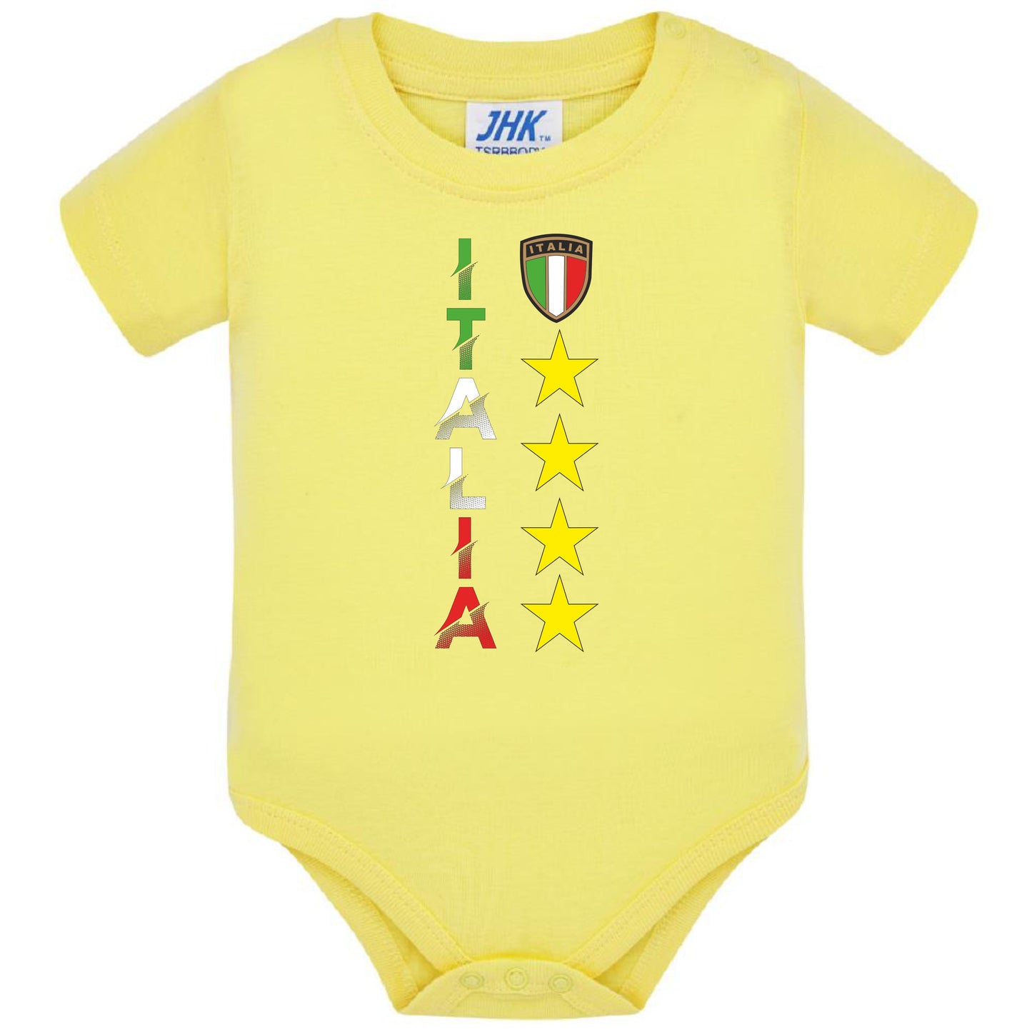 Body Neonato Italia Personalizzabile Con Nome e Numero Calcio Nazionale Italiana  PS 28180-0020