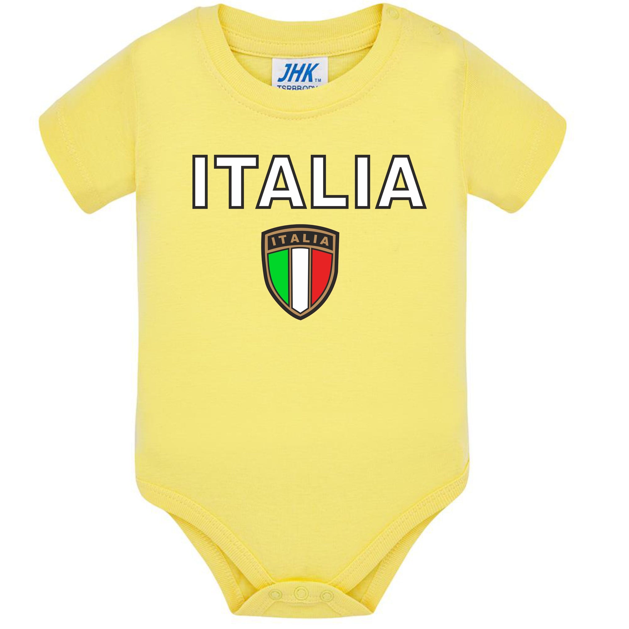 Body Neonato Italia Personalizzabile Con Nome e Numero 100% Cotone Forza Azzurri PS 28180-0017