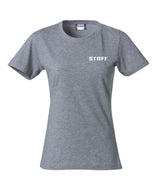 T-Shirt Staff Donna Sciancrata Personalizzabile – Maglietta Manica Lavoro ed Eventi – PS 28870-007 PRS
