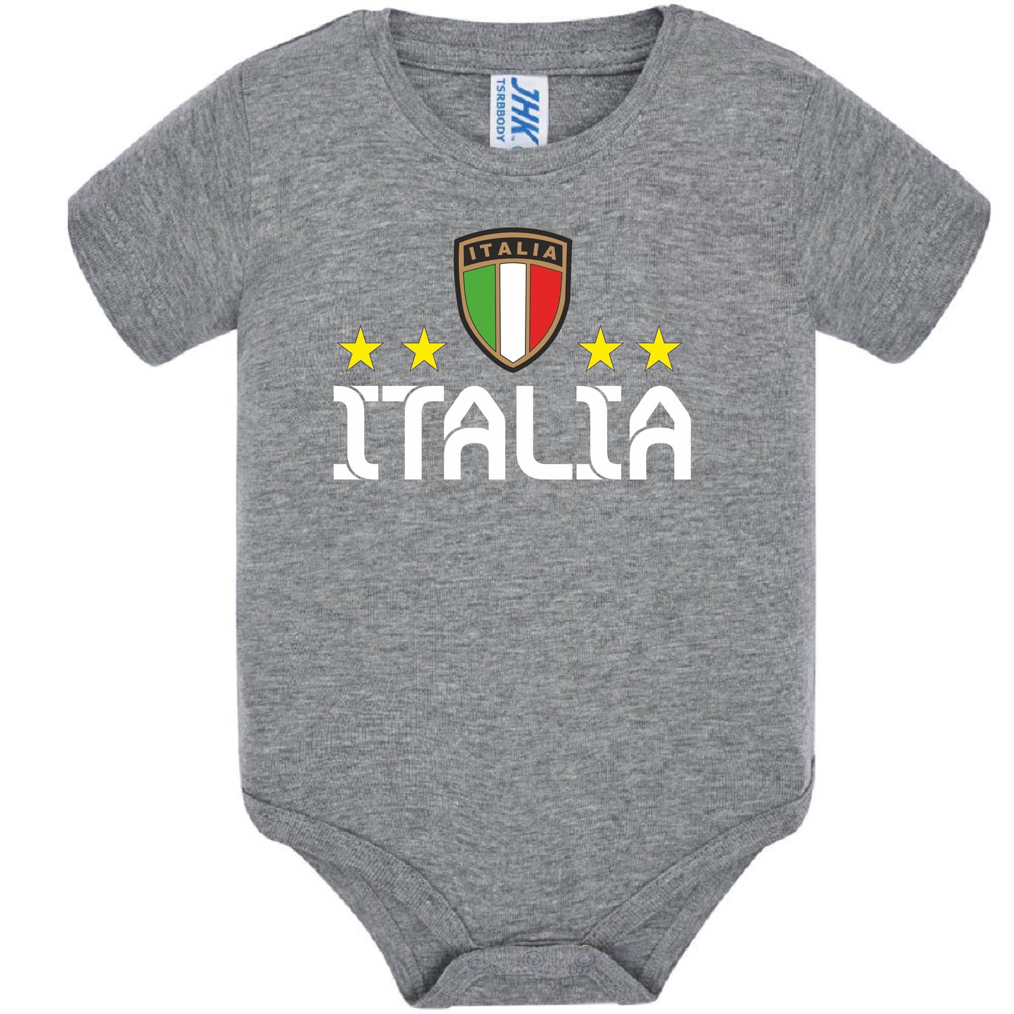 Body Neonato Italia Personalizzabile Con Nome e Numero Nazionale Italiana PS 28180-0019