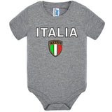 Body Neonato Italia Personalizzabile Con Nome e Numero 100% Cotone Forza Azzurri PS 28180-0017