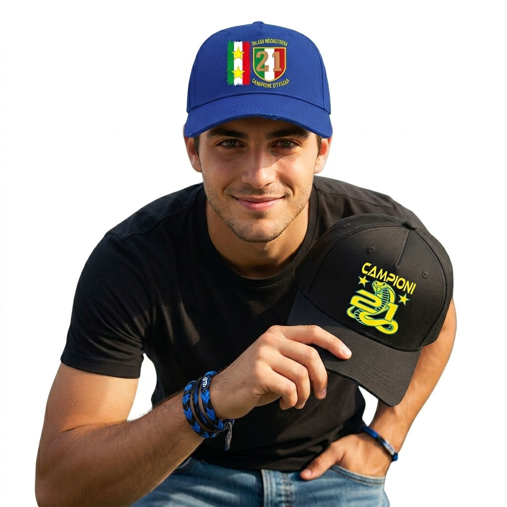 Cappellino Baseball Inter Campioni d’Italia 2025/2026 – 21 Scudetti “Destroyed” – PS 41364-INT01