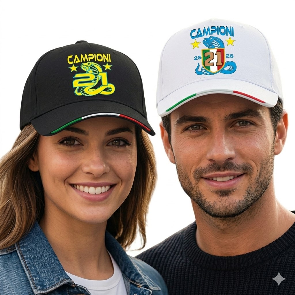 Cappellino Inter Campioni d’Italia 25/26 – 21 Scudetti Seconda Stella – PS 36899-SCDINT