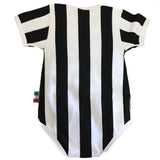 Body Neonato Bianco Nero  – Personalizzabile Con Nome e Numero PS 32764