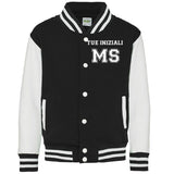 Felpa Baseball Varsity Junior Jacket Giacca College Personalizzabile Con Iniziali PS 36017 PRS