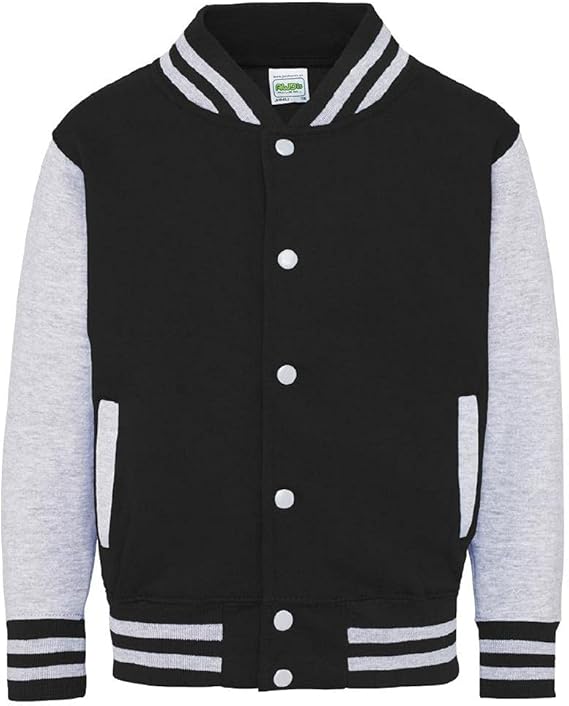 Felpa Baseball Varsity Junior Jacket Giacca College Personalizzabile Con Iniziali PS 36017 PRS