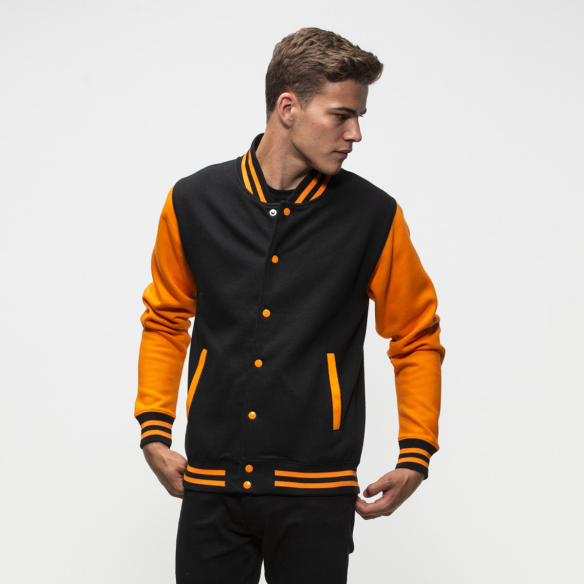 Felpa Baseball Varsity Senior Jacket Giacca College Personalizzabile PS 40305