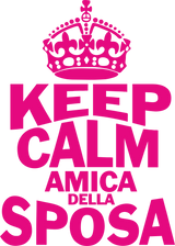 T-Shirt Donna “Keep Calm” – La Sposa / Amica della Sposa / Mamma della Sposa – PS 28870-009 PRS