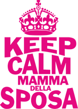 T-Shirt Donna “Keep Calm” – La Sposa / Amica della Sposa / Mamma della Sposa – PS 28870-009 PRS