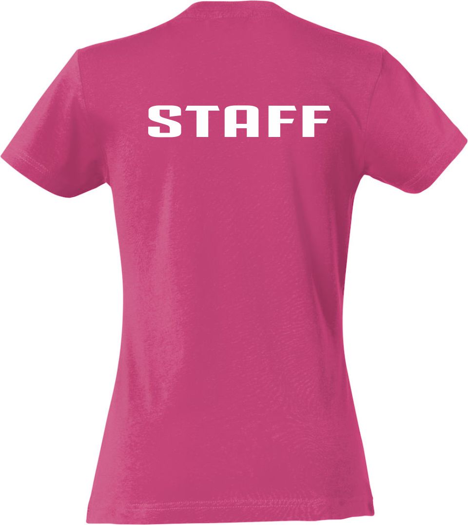 T-Shirt Staff Donna Sciancrata Personalizzabile – Maglietta Manica Lavoro ed Eventi – PS 28870-007 PRS