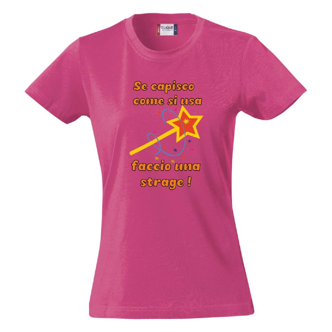 T-Shirt Donna “Se Capisco Come Funziona Faccio Una Strage” – Maglietta Umoristica – PS 28870-010
