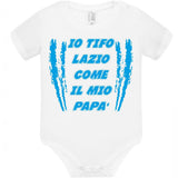 Body Neonato Tifosi Calcio Personalizzabile Roma Napoli Torino o La Tua Squadra Del Cuore 100% Cotone PS 28180-0041 PRS