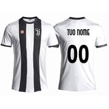 Maglia Calcio Juventus Bianco Nera – Replica Ufficiale Juventus FC 2024/2025 – Personalizzabile con Nome e Numero PS 41410