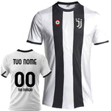 Maglia Calcio Juventus Bianco Nera – Replica Ufficiale Juventus FC 2024/2025 – Personalizzabile con Nome e Numero PS 41410