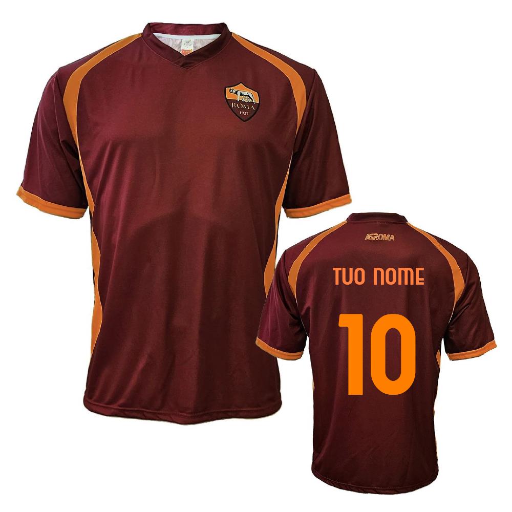 Maglia Calcio Roma Giallo Rossa 2025/2026 – Replica Ufficiale ASROMA  – Personalizzabile con Nome e Numero | PS 40520