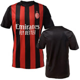 Maglia Calcio Milan Rosso Nera – Replica Ufficiale ACMILAN – Personalizzabile con Nome e Numero PS 40482