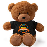 Peluche Orsetto “Eletta Miglior Mamma / Papà / Zio / Nonno” – Personalizzabile con Nome | Teddy Bear 18 cm PS 33790-007